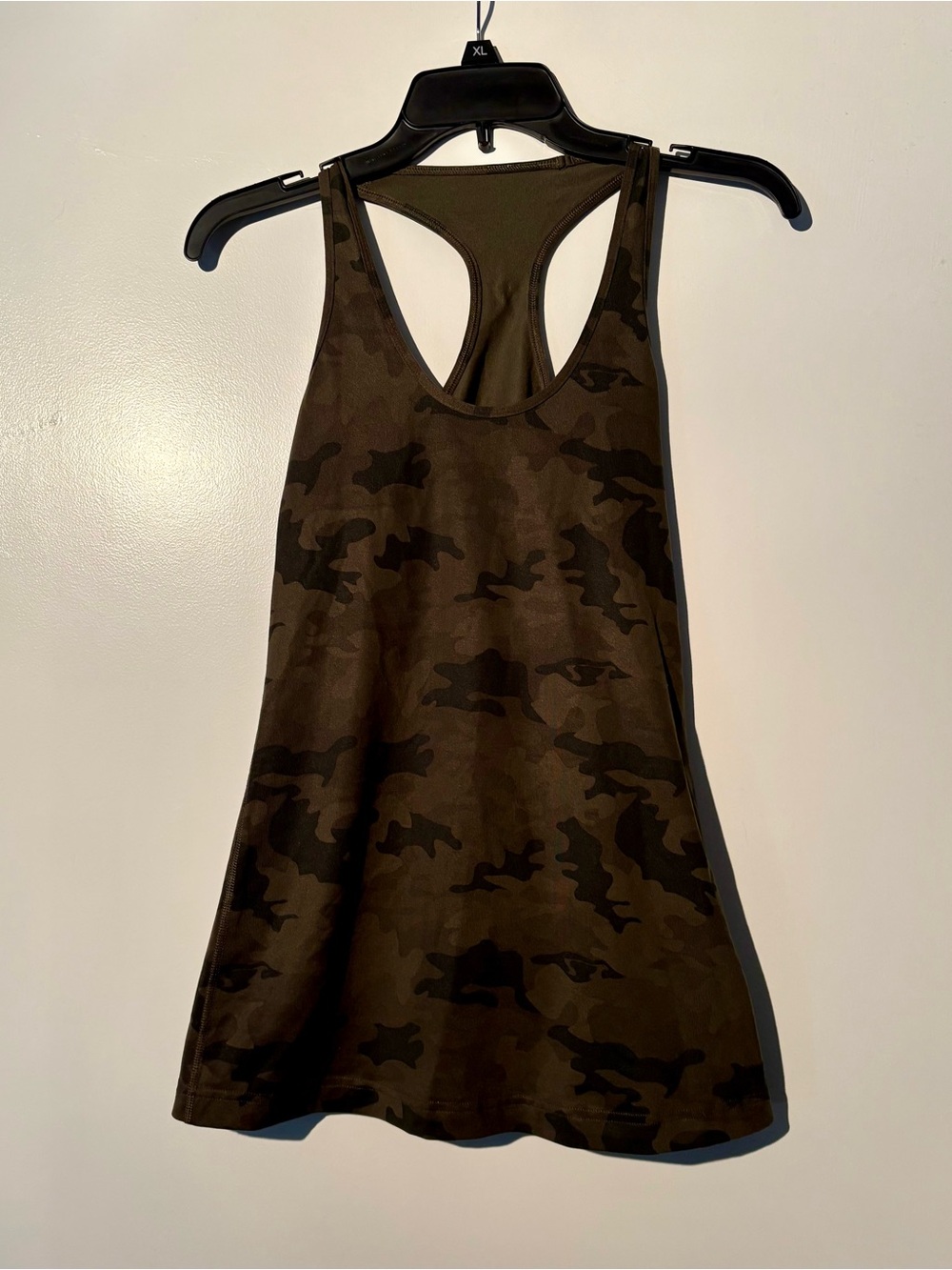 lululemon athletica Olive Camo Racerback Tank - Dark Green/Brown
